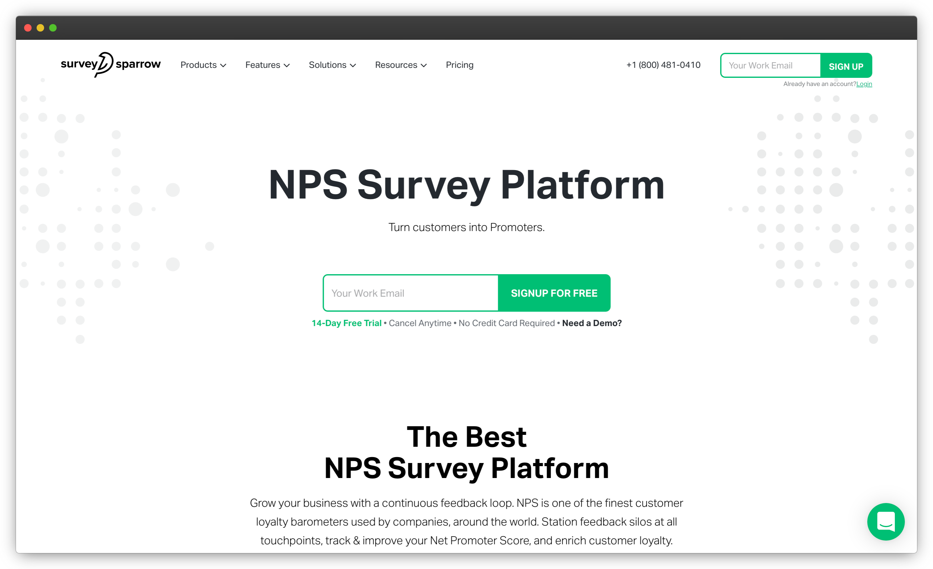 Survey Sparrow - NPS Software